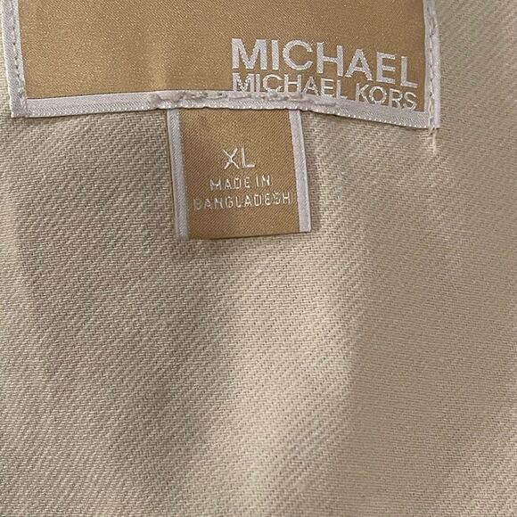 Micheal Kors Utility Jacket Color: Bone Size: XLG - Picture 7 of 9